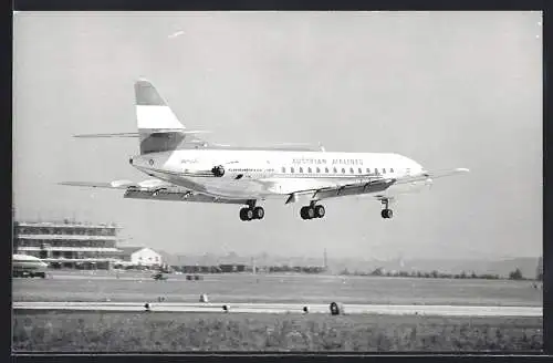 Fotografie Flugzeug Sud Aviation Caravelle der Austrian Airlines OE-LCE