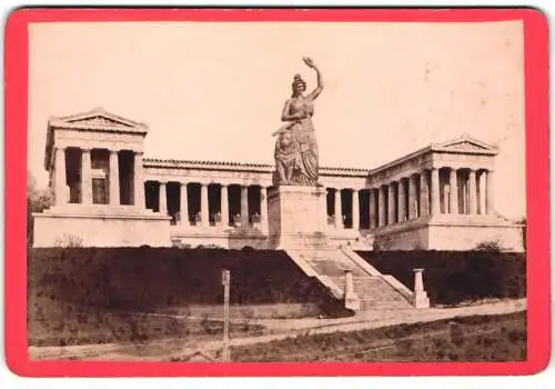 Fotografie Fotograf unbekannt, München, Ansicht München, Bavaria mit Ruhmeshalle