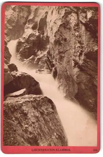 Fotografie Würthle & Spinnhirn, Salzburg, Schwarzstrasse 7, Ansicht St. Johann im Pongau, Liechtenstein-Klamm