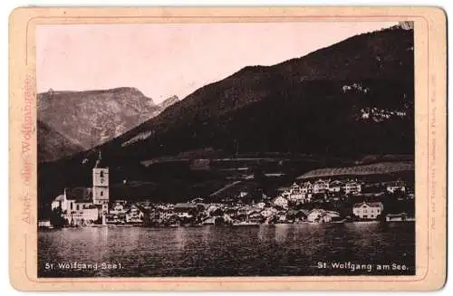 Fotografie Karlmann & Franke, Wien, Ansicht St. Wolfgang am See, Malerische Ansicht
