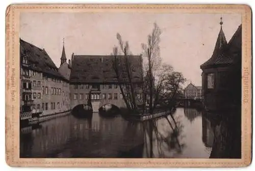 Fotografie Wilhelm Hoffmann, Dresden, Ansicht Nürnberg, Heiliggeist-Spital