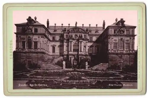 Fotografie Stengel & Markert, Dresden, Ansicht Dresden, prächtiges Gebäude im Königlichen Grossen Garten