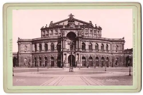 Fotografie Stengel & Markert, Dresden, Ansicht Dresden, Königliches Hoftheater