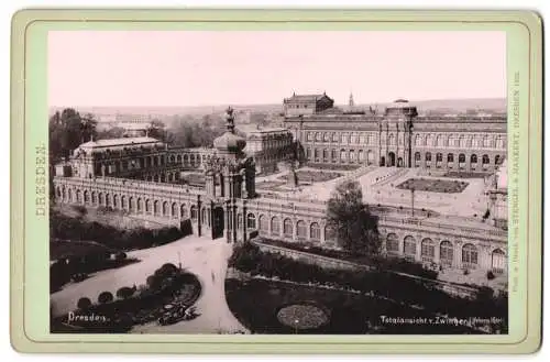 Fotografie Stengel & Markert, Dresden, Ansicht Dresden, Totale des Zwingers