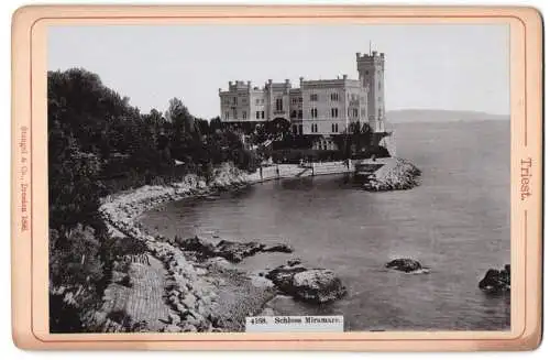 Fotografie Stengel & Co., Dresden, Ansicht Triest, Schloss Miramare
