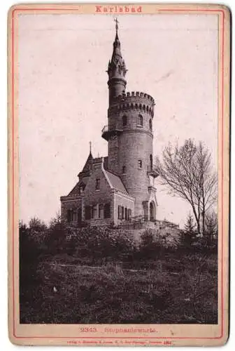 Fotografie Römmler & Jonas, Dresden, Ansicht Karlsbad, Stephaniewarte
