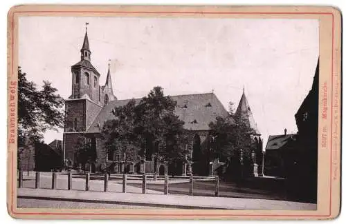 Fotografie Römmler & Jonas, Dresden, Ansicht Braunschweig, Magnikirche, Kirchenansicht