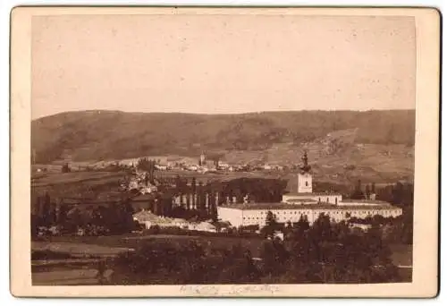 Fotografie Wilhelm Swanda, Aigen, Ansicht Aigen, Blick zum Kloster und zum Ort