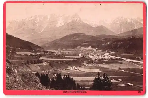Fotografie Würthle & Spinnhirn, Salzburg, Schwarzstrasse No. 9, Ansicht Bischofshofen, Blick nach der Stadt