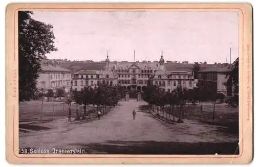 Fotografie Kunstanstalt Lautz & Isenbeck, Darmstadt, Luisenplatz 6, Ansicht Diez / Lahn, Schloss Oranienstein