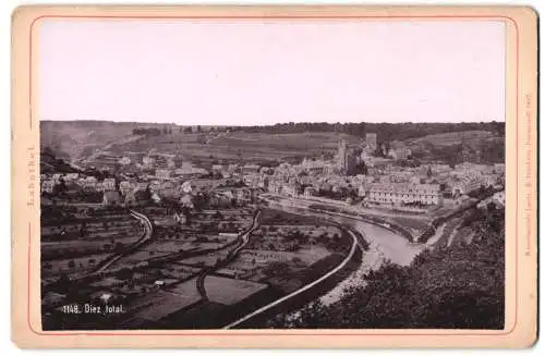 Fotografie Lautz & Isenbeck, Darmstadt, Ansicht Diez / Lahn, Gesamtansicht von Diez