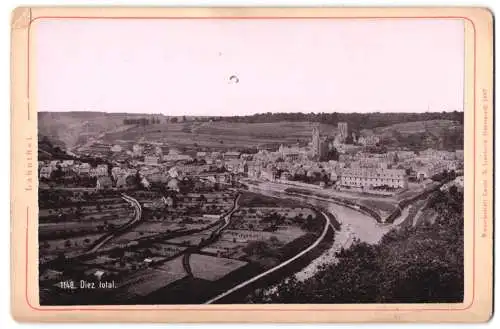 Fotografie Lautz & Isenbeck, Darmstadt, Ansicht Diez / Lahn, Gesamtansicht von Diez