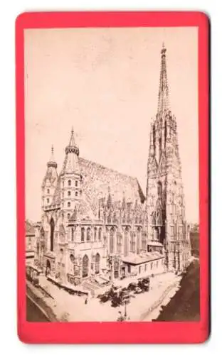 Fotografie P. Kaeser, Wien, Kärntnerring Nr. 21, Ansicht Wien, die Stephanskirche