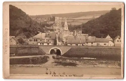 Fotografie C. Hertel, Mainz, Ansicht Balduinstein, malerische Ortsansicht
