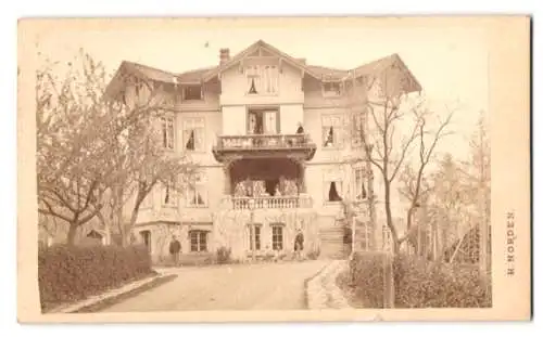Fotografie H. Norden, Hannover, Schlossgraben 21, Ansicht Bad Pyrmont, Grosses Wohnhaus, Haus Reiling