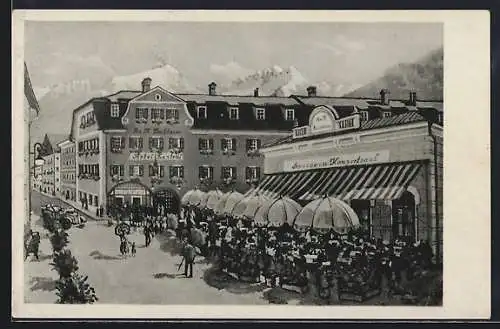 AK Hofgastein, R. & M. Bachbauer`s Hotel ZENTRAL
