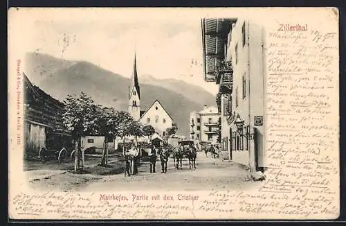 AK Mairhofen /Zillerthal, Kirche mit dem Tristner