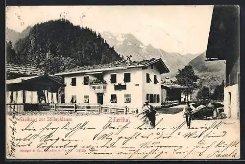 AK Ginzling /Zillerthal, Gasthaus zur Stillupklamm