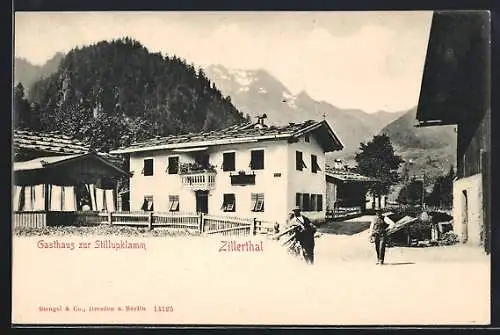 AK Ginzling /Zillerthal, Gasthaus zur Stillupklamm
