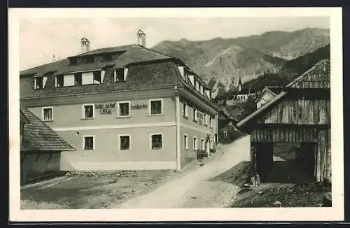 AK Seewiesen, Gasthof zur Post, L.M. Kain