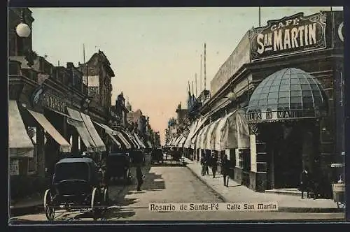 AK Rosario de Santa-Fé, Calle San Martin