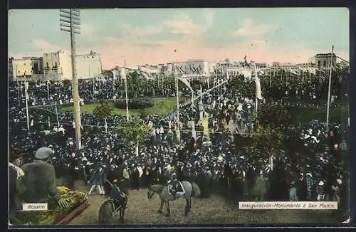 AK Rosario, Inauguración-Monumento à San Martin