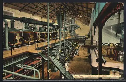 AK Tucumán, Interior de un ingenio