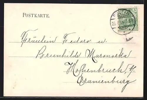 AK Polzin, Kaiserbad Polzin, Gebäudeansicht