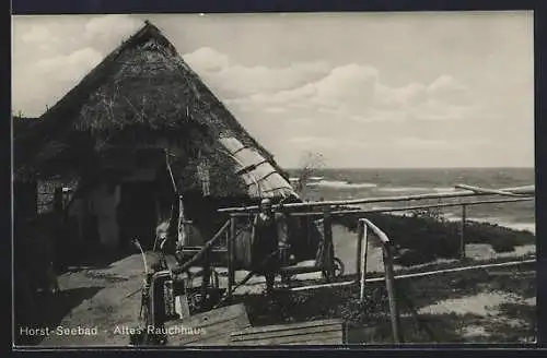 AK Horst / Seebad, Altes Rauchhaus