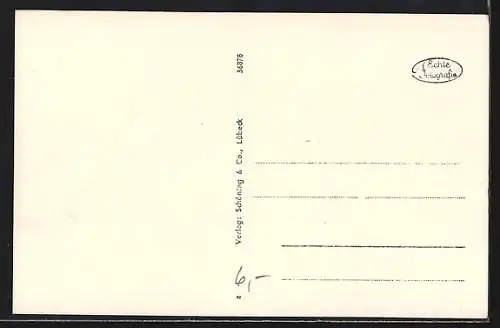 AK Horst / Ostseebad, Der Leuchtturm bei Nacht, Altes Rauchhaus, Am Badestrand