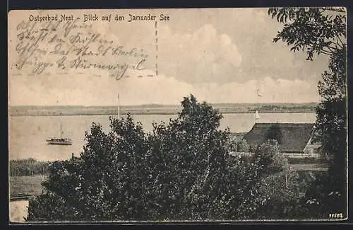 AK Nest /Ostsee, Blick auf den Jasmunder See