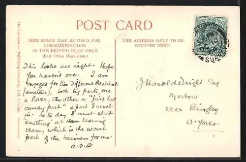 AK New Express Engine, Great Eastern Railway, englische Eisenbahn