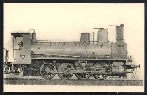 AK Machine No. 1191 du Sud-Ouest, französische Eisenbahn