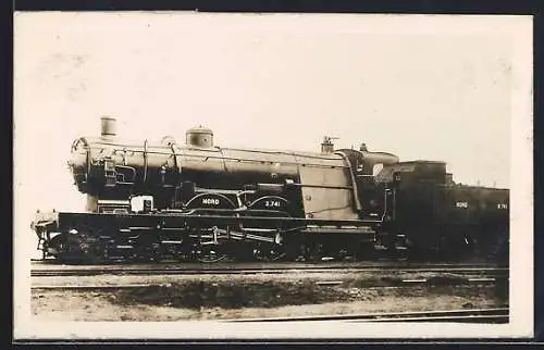 AK Lokomotive No. 2741 Nord, englische Eisenbahn