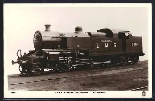 AK LMSR Express Locomotive The Prince, englische Eisenbahn