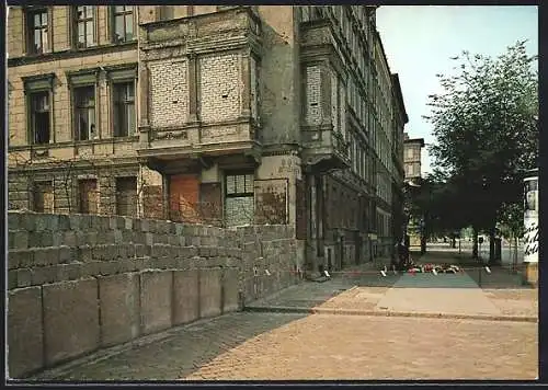 AK Berlin, Grenze Bernauer Strasse