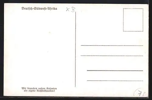 AK Okahandia, Blick zur Siedlung