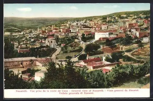 AK Nazareth, Vue prise de la route de Cana