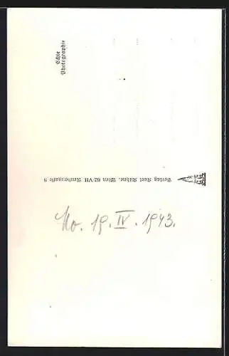 AK Mödling, Spitalskirche mit Bäckerei von Julius Ratz