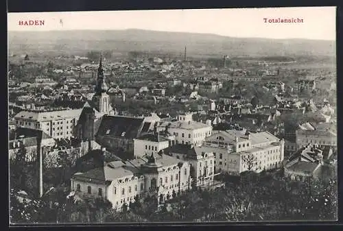 AK Baden, Totalansicht