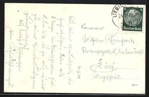 AK Bruck a. d. Leitha, Ortsansicht mit Flusspartie