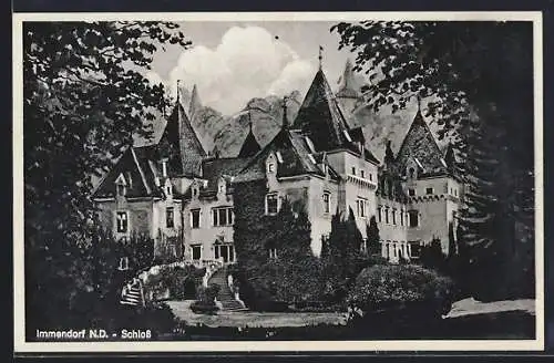 AK Wullersdorf /N. D., Schloss Immendorf