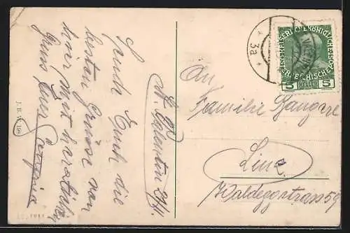 AK St. Valentin, Totalansicht mit Kirche