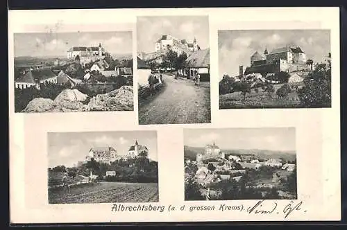 AK Albrechtsberg, verschiedene Orts- und Schlossansichten
