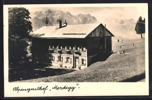AK Pfarrwerfen, Alpengasthof Mordegg im Tennengebirge