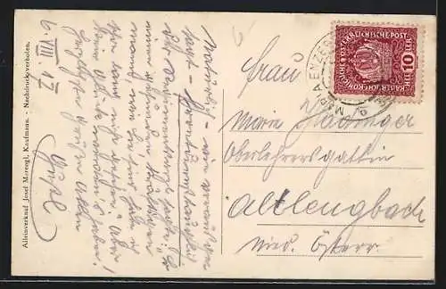 AK Brunn am Gebirge, Panoramablick auf den Ort