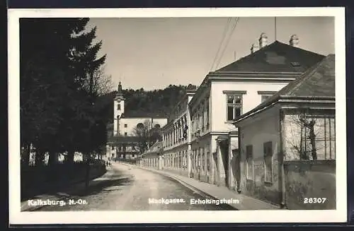 AK Kalksburg /N.-Oe., Erholungsheim in der Mackgasse
