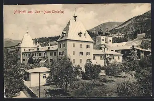 AK Millstatt am See, Blick auf Hotel Lindenhof