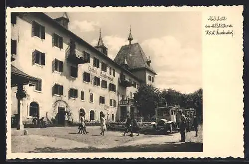 AK Millstatt am Millstättersee, Blick auf das Hotel Lindenhof