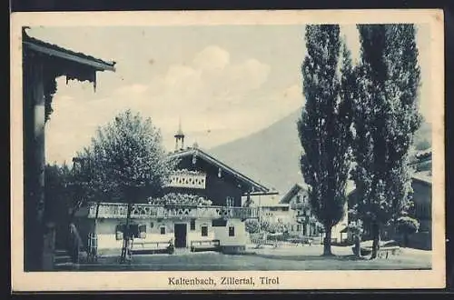 AK Kaltenbach /Zillertal, Partie im Ort